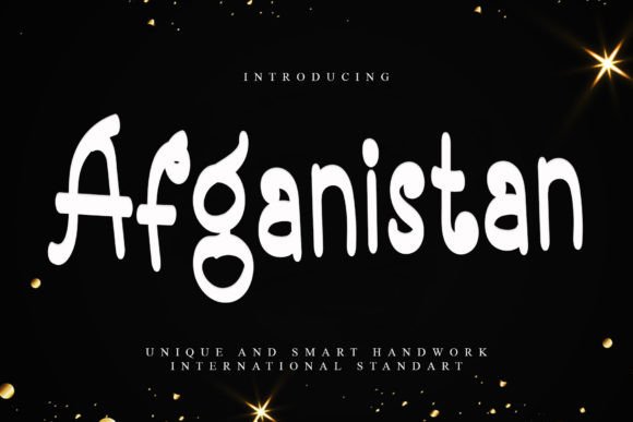 Afganistan Display Font for Digital Creators