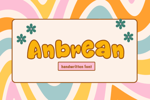 Andrean: A Groovy Display Font for Playful Branding Projects