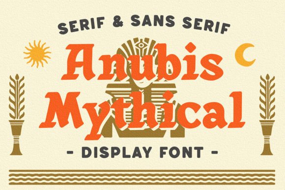 Anubis Mythical Display Font for Branding and Campaign Graphics