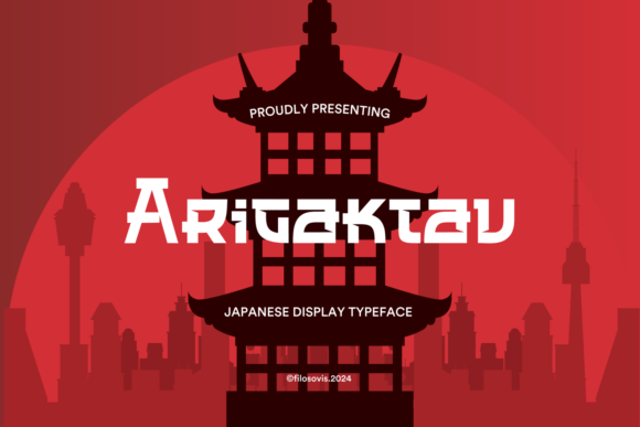 Arigaktau: An Asian-Inspired Display Font for Creative Makers