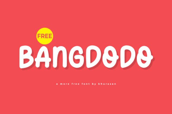 Bangdodo Font: A Modern and Cute Display Font for Editorial Design