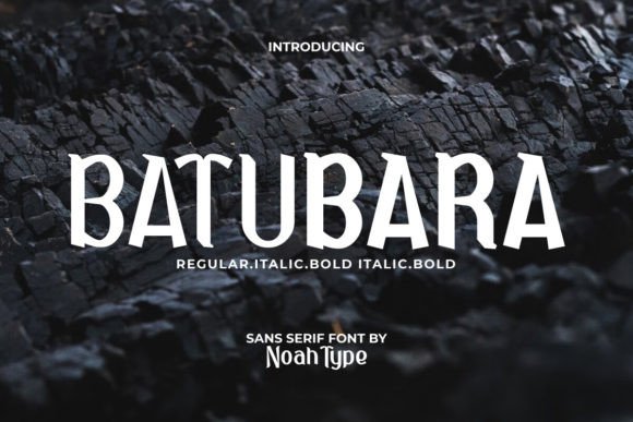 Batubara Font for Web Design and Digital Branding Projects