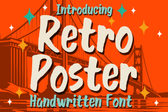 Bringing Designs to Life with the Retro Poster Display Font