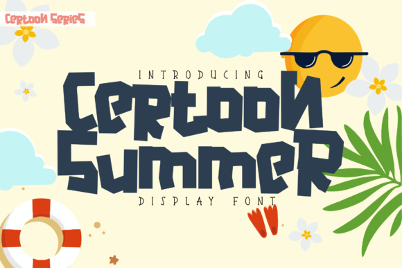 Certoon Summer: A Bold Display Font for Digital Branding