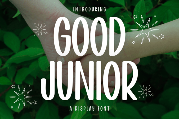 Crafting with Good Junior: A Clean Display Font for Elegant Handmade Products