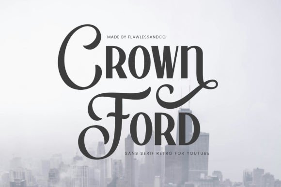 Crown Ford: A Bold Display Font for Thumbnails That Grab Attention