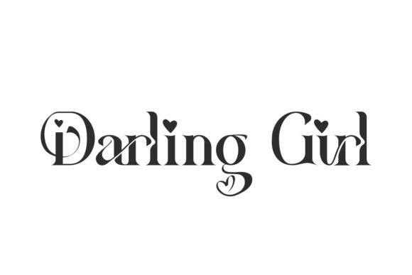 Darling Girl: A Sweet Serif Display Font for Unified Branding