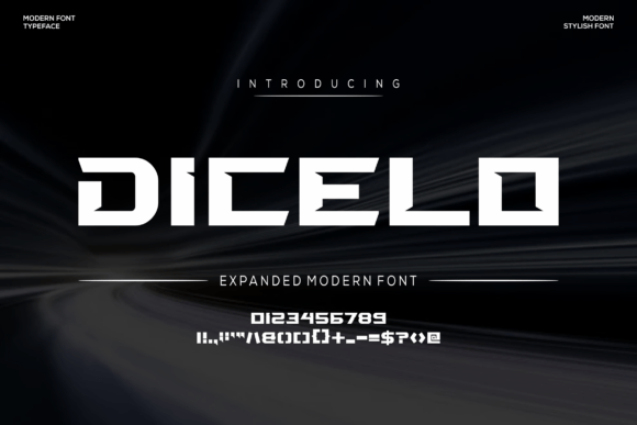 Dicelo Display Font for Small Business Branding