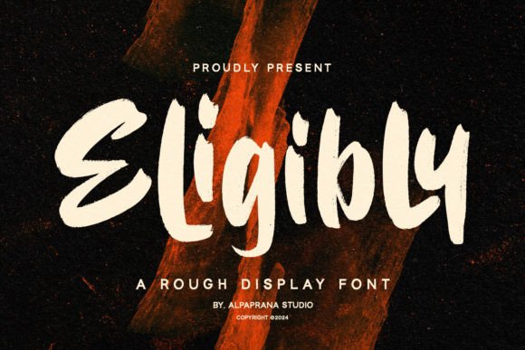 Eligibly: A Modern Display Font for Handmade Products