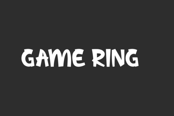 Game Ring Font: A Playful Display Typeface for Handmade Products