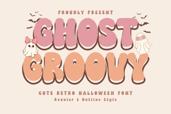 Ghost Groovy: A Bold Display Font for Halloween Branding and Beyond