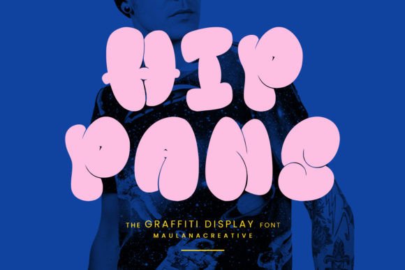 Hippans: A Bold Display Font for Edgy Street Art Branding