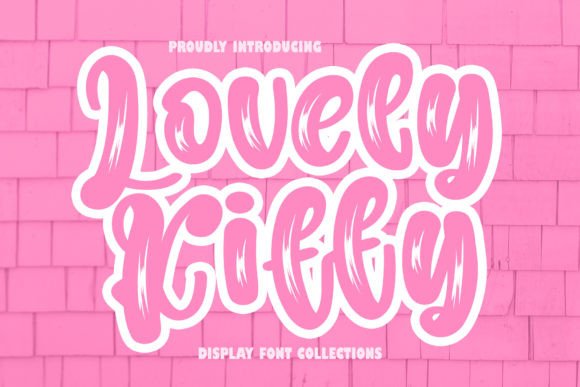 Lovely Kitty Display Font for Playfully Nostalgic Campaign Visuals