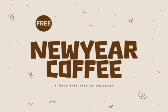 Newyear Coffee Font for Boutique Branding and Digital Layouts