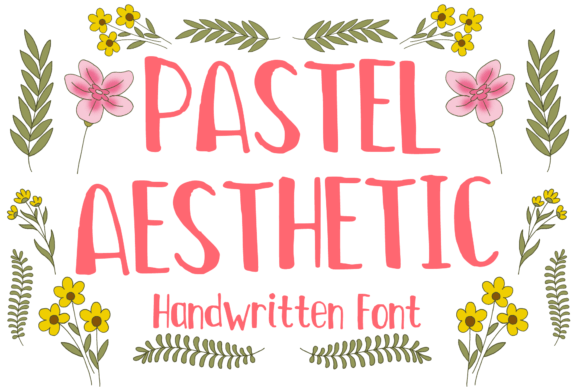 Pastel Aesthetic: A Playful Display Font for Creative Projects