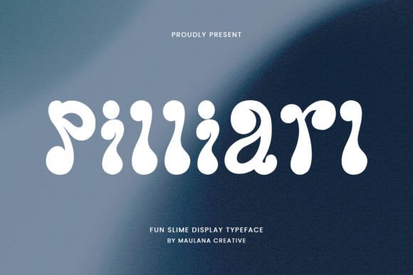 Pilliarl Display Font for Whimsical Crafts and Printables