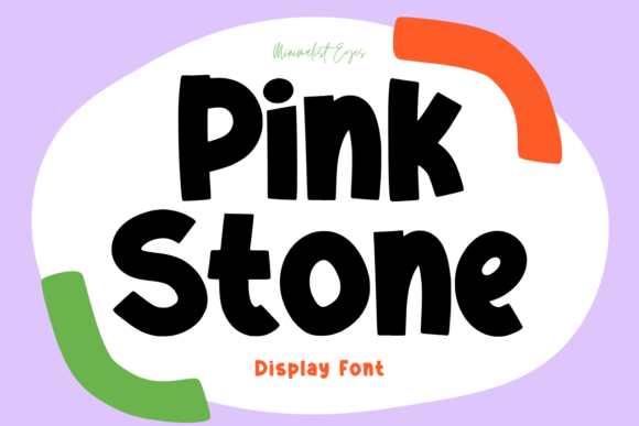 Pink Stone: A Whimsical Display Font for Branding