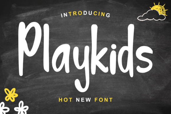 Playkids: A Bold Handwritten Display Font for Digital Brands