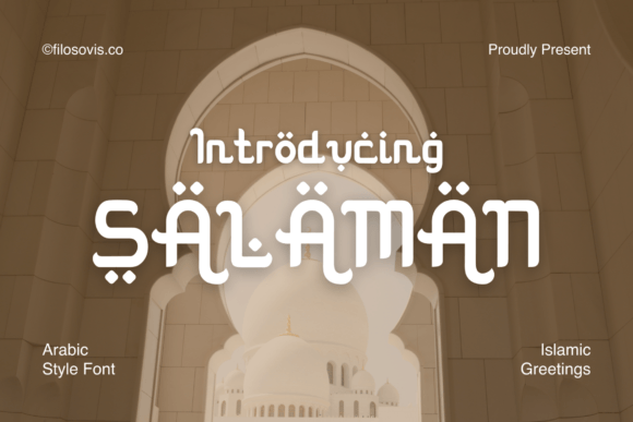Salaman: A Playful Arabic-Style Display Font for Editorial Design