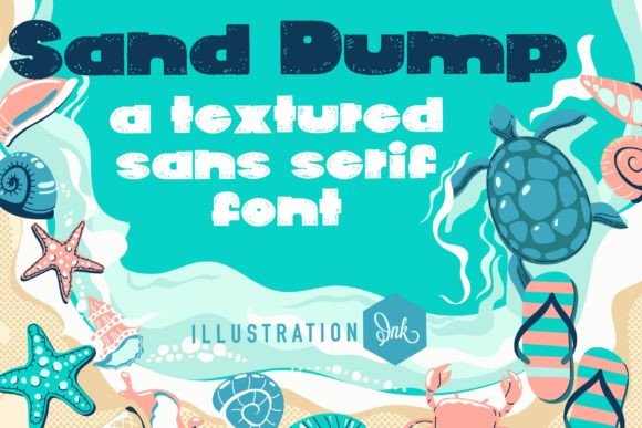 Sand Dump Font: A Chunky Hand-Crafted Display Typeface for Makers