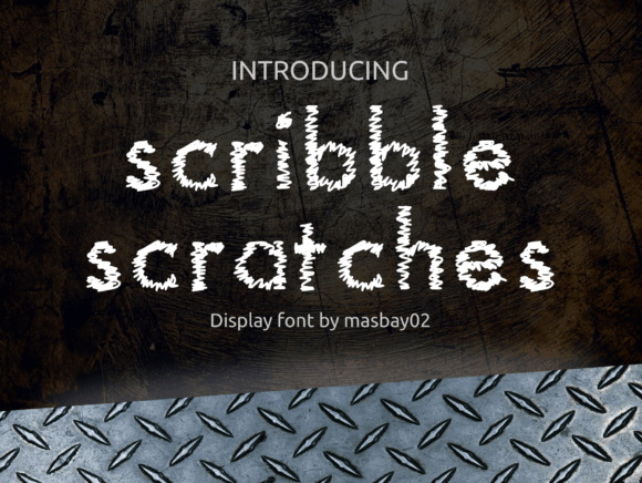 Scribble Scratches: A Handwritten Display Font for Editorial Design