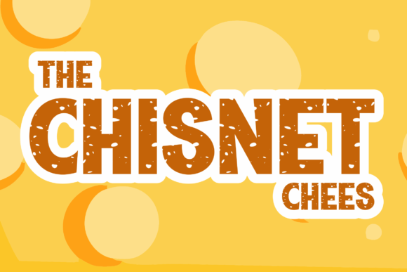 The Chisnet Chees Font for Handmade Product Designs