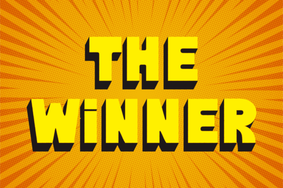 The Winner Font: A Display Typeface for Confident Editorial Design