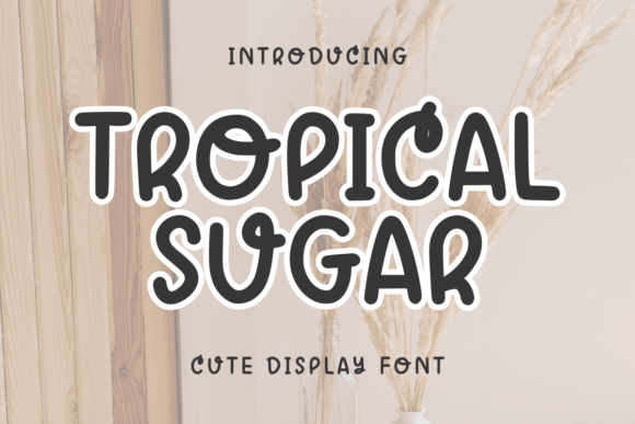 Tropical Sugar: A Handwritten Display Font for Campaign Visuals