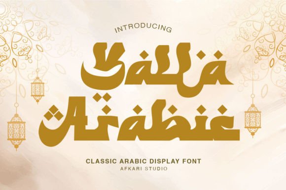 Yalla Arabic: A Display Font for Editorial Refinement